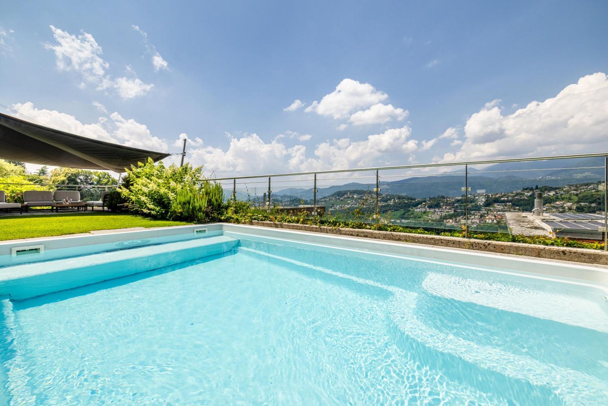 Villa Girandola With Private, Heated Pool Lugano Eksteriør bilde