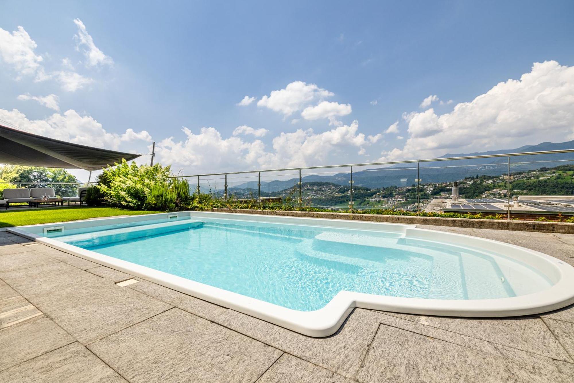 Villa Girandola With Private, Heated Pool Lugano Eksteriør bilde